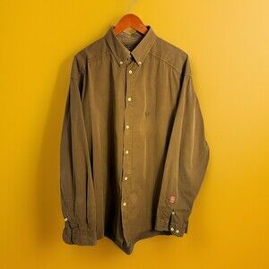 Pall Mall Classic Men's American Classic Shirt Size XXL Brown